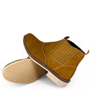 Kit Bota Bravo de Cuero Genuino con Plantilla Ortopédica +REGALOS: Funda, Llavero y Cinturón de Cuero