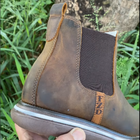 Bota de Hombre Fazer en Cuero Legítimo con Plantilla Ortopédica