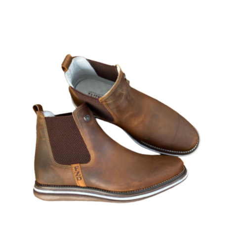 Bota de Hombre Fazer en Cuero Legítimo con Plantilla Ortopédica