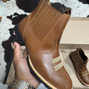 Kit Bota Pampa de Cuero Legítimo con Plantilla Ortopédica +REGALOS: Cinturón de Cuero y Sombrero