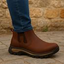 Kit Bota Motano de Cuero Legítimo con Suela Antideslizante +REGALOS: Plantilla Ortopédica, Cinturón, Cuchillo con Funda y Vaso Térmico