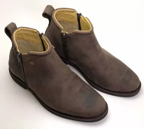 Kit Bota Zavu de Cuero Legítimo con Plantilla Ortopédica +REGALOS: Sombrero y Billetera